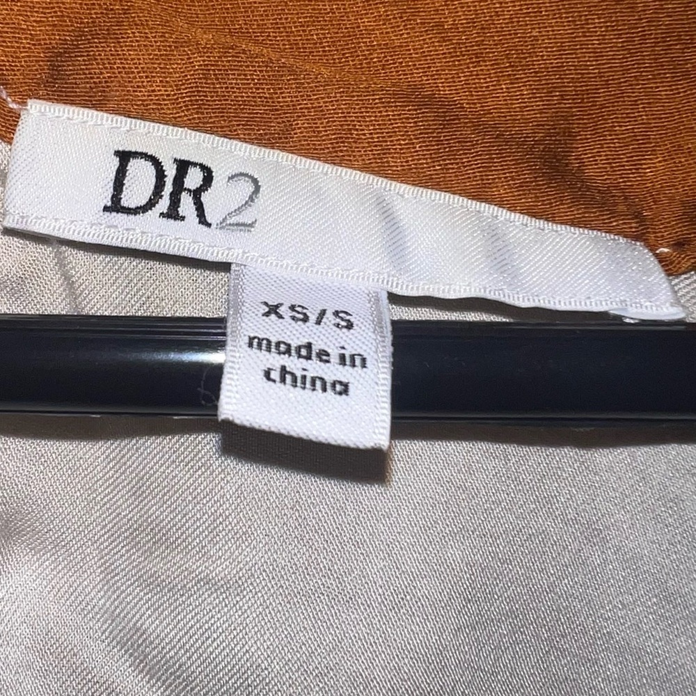 DR2 Orange and Cream Floral Kimono - Picture 3 of 3